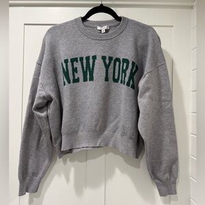 Orange Kiss Essentials Gray New York Sweatshirt